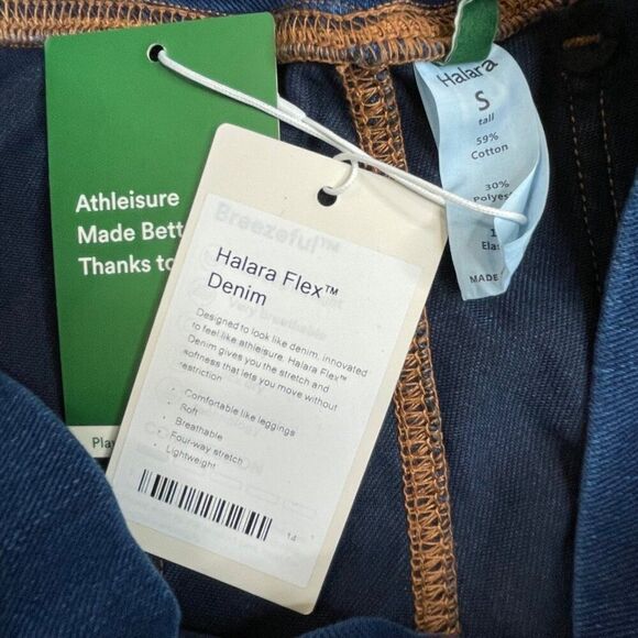 Halaramagic High Waisted Crossover Stretchy Super Flare Jean 32" Small Tall - Picture 6 of 11